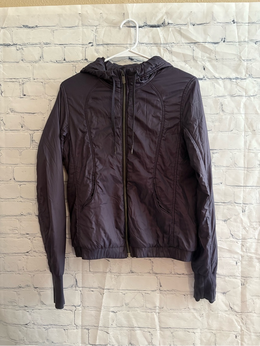 Lululemon Glyde Scuba Hoodie Jacket Purple Size 10